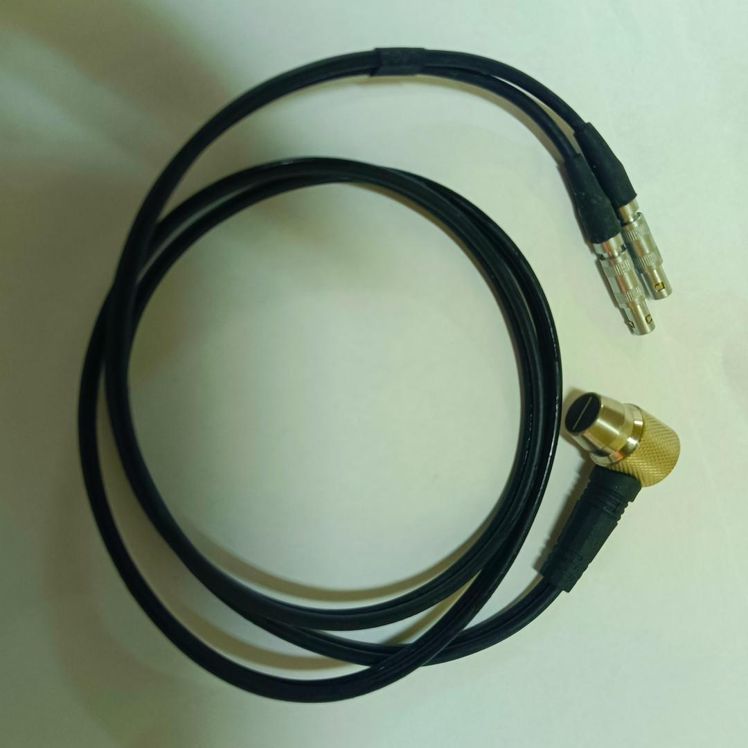 Lemo-to-BNC UT Probe Cable (Right-Angle)